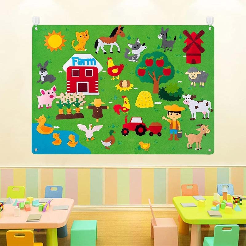 ๐ Felt 3D Early Learning Game Board