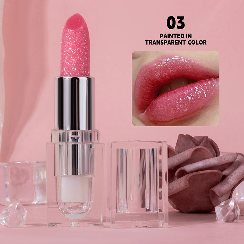 💄Fine Shiny Ice Cube Lipstick | Long-lasting, Moisturising, Anti-Use Lip Gloss (4 Colours)