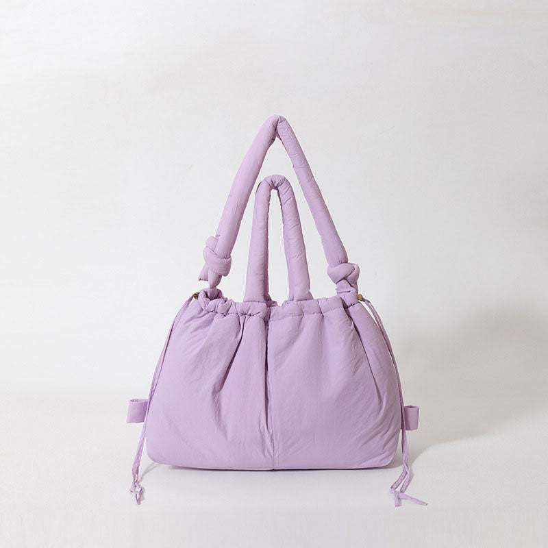 Down Bag Nylon Drawstring Backpack