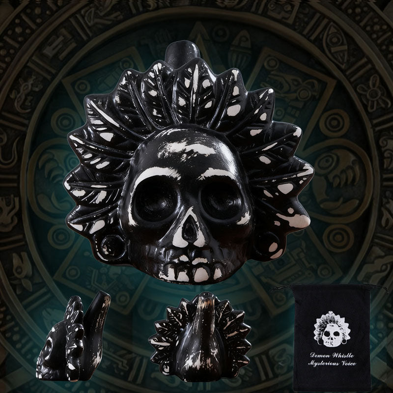 Aztec Death Whistle – Realistic Human Screaming Skull Toy