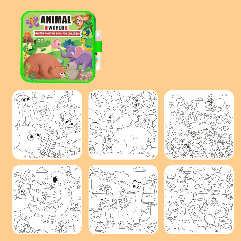 ๐ Kidsโ Water Drawing Quiet Book ๐
