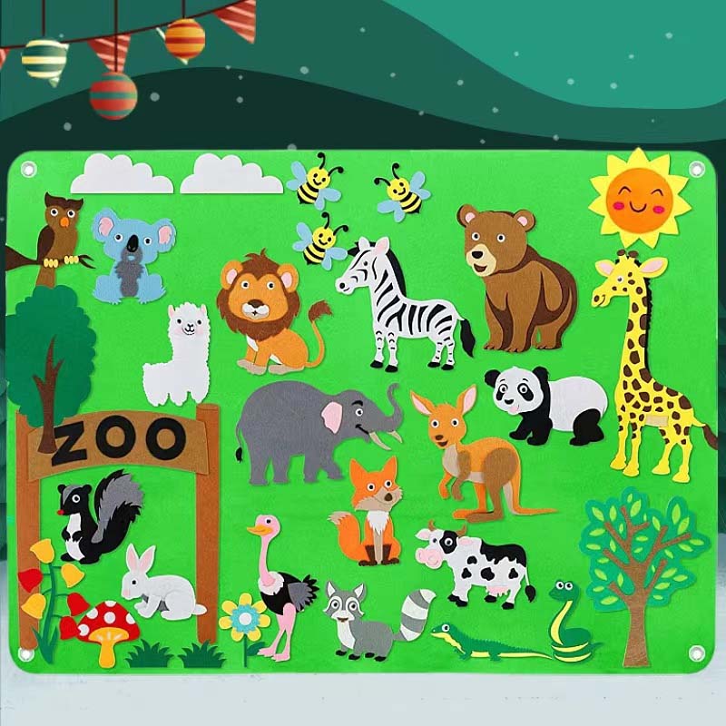 ๐ Felt 3D Early Learning Game Board