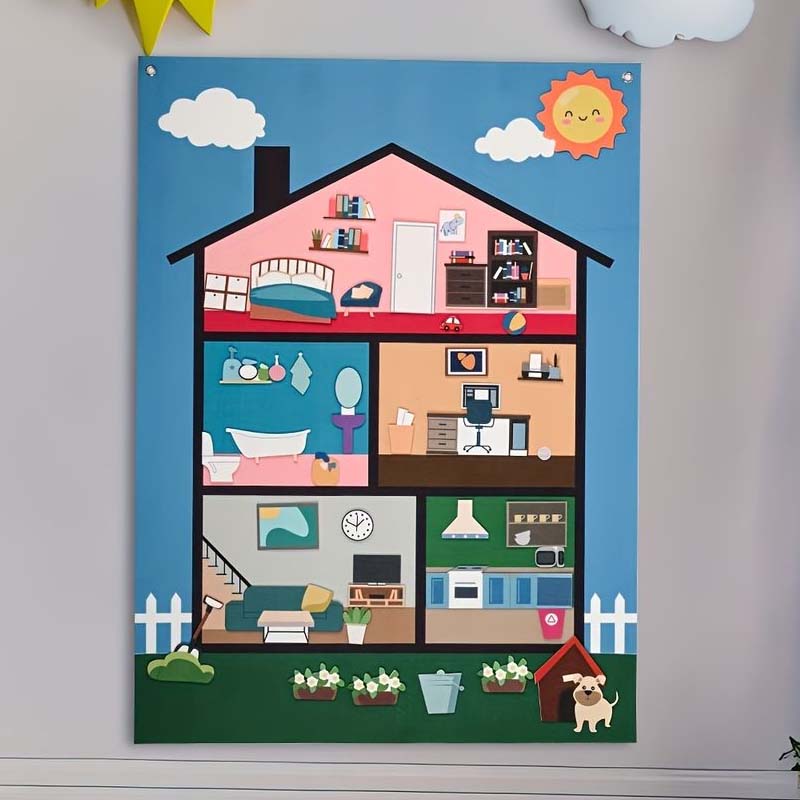 ๐ Felt 3D Early Learning Game Board