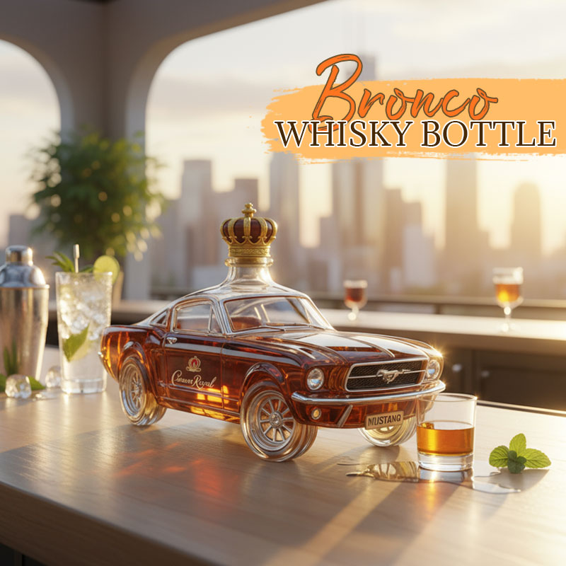 Bronco Whiskyflasche