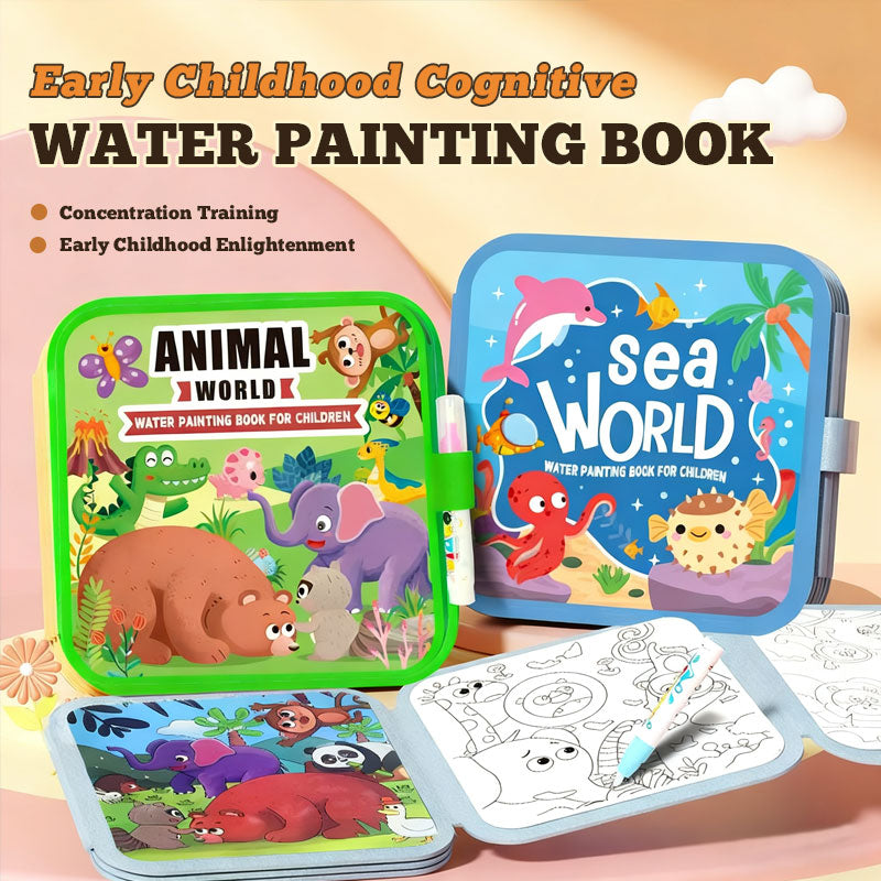 ๐ Kidsโ Water Drawing Quiet Book ๐