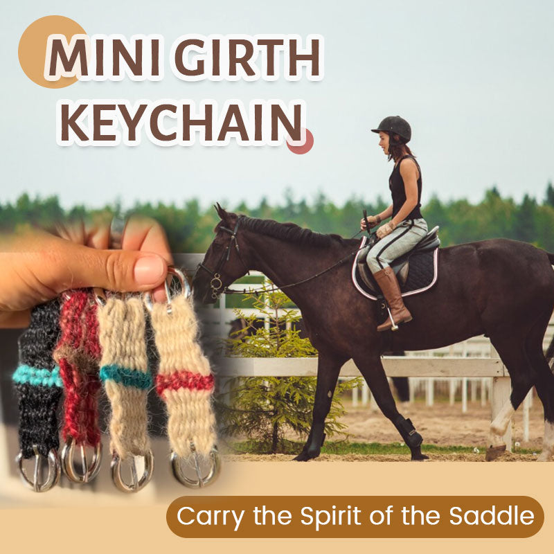๐ด Mini Girth Keychain โ Carry the Spirit of the Saddle ๐พ
