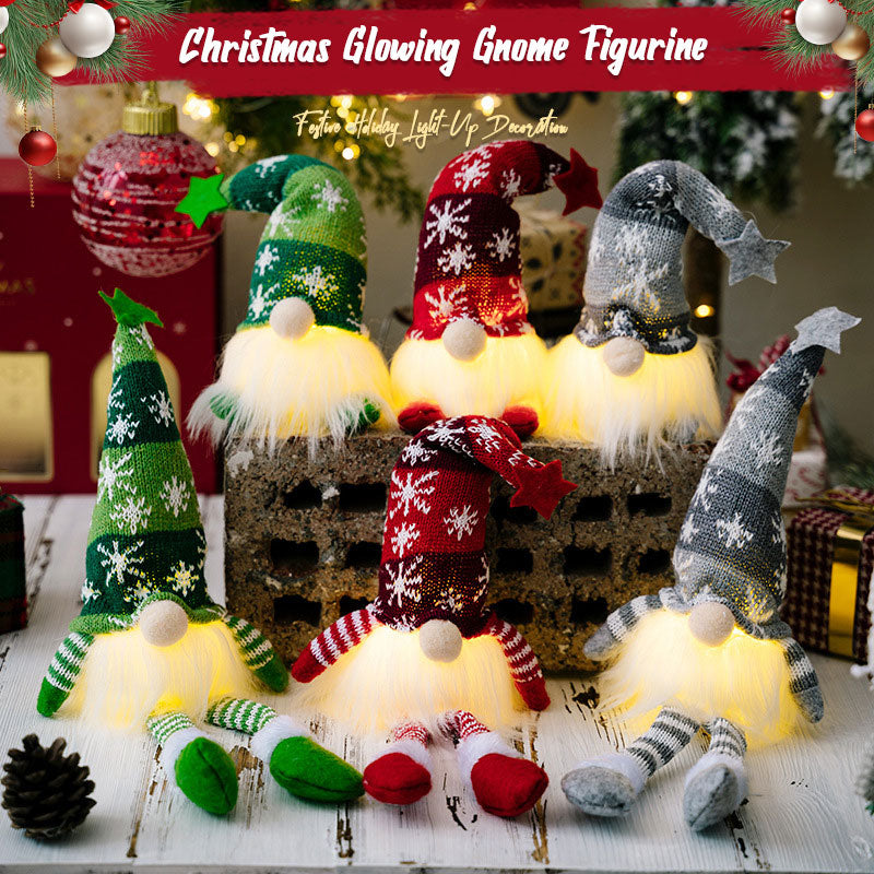 ๐ Christmas Glowing Gnome Figurine โ Festive Holiday Light-Up Decoration ๐
โจ