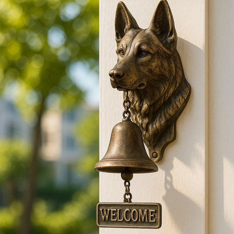 🐶 Welcome doorbell with dog them