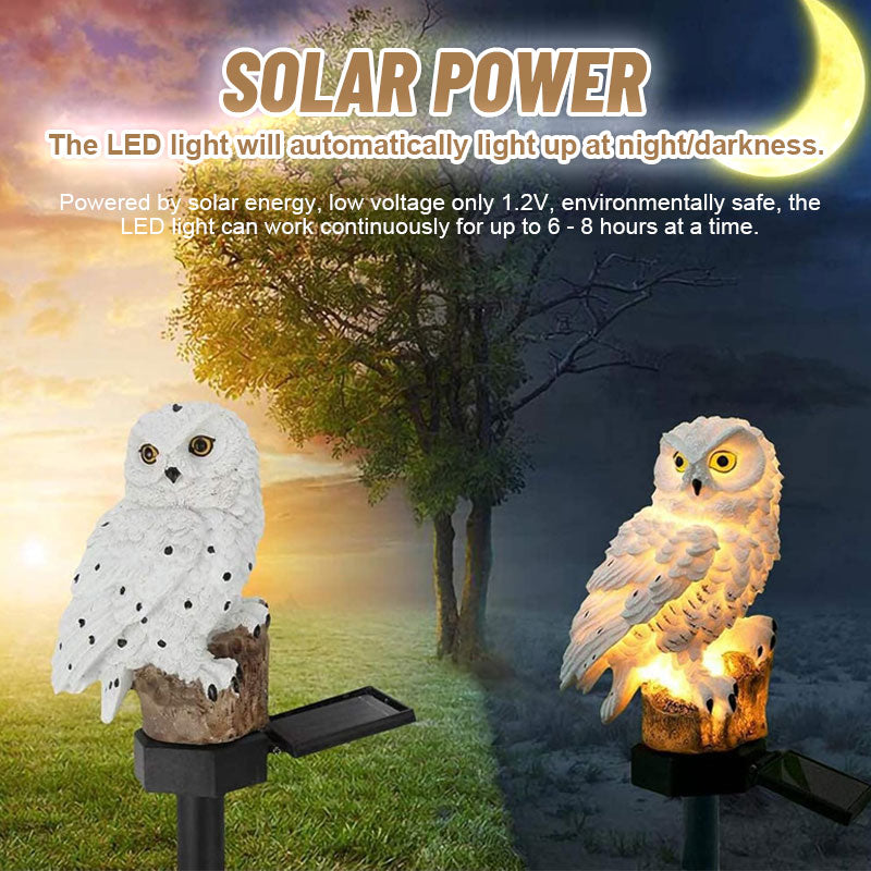 🔥Solar Owl Courtyard Lawn Garden Decorative Light