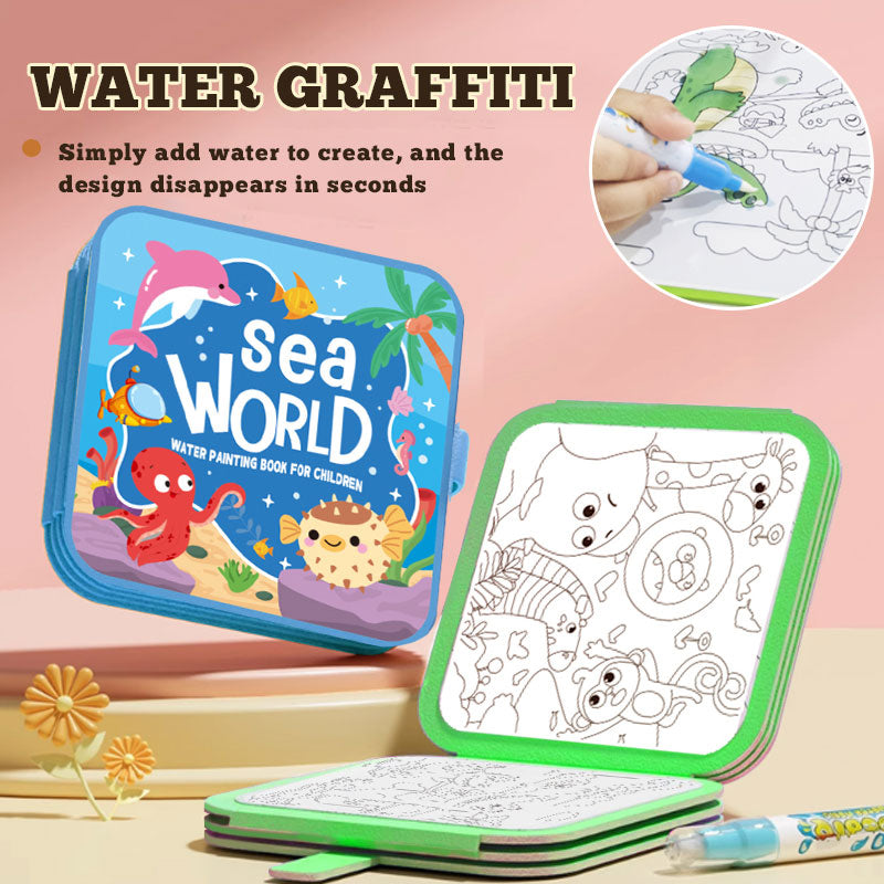 ๐ Kidsโ Water Drawing Quiet Book ๐