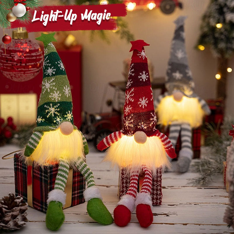 ๐ Christmas Glowing Gnome Figurine โ Festive Holiday Light-Up Decoration ๐
โจ