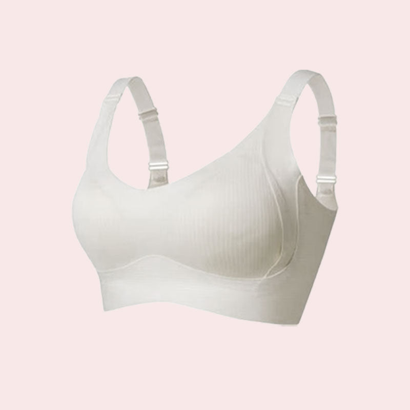 🔥Spring Hot Sale 49% OFF- Ribbed Push Up Adjustable Wireless Bra for Women