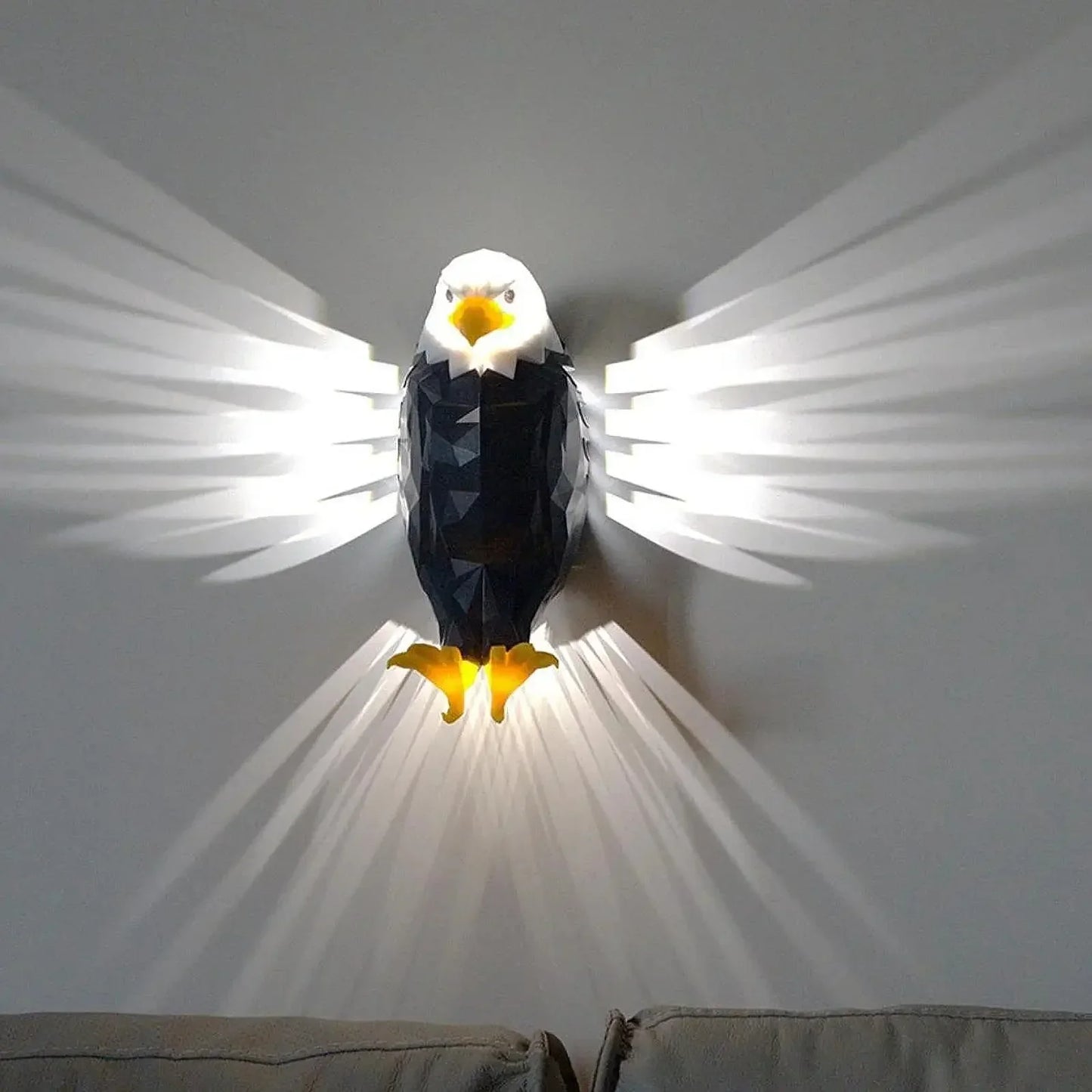 3D Home Eagle Wall Lamp