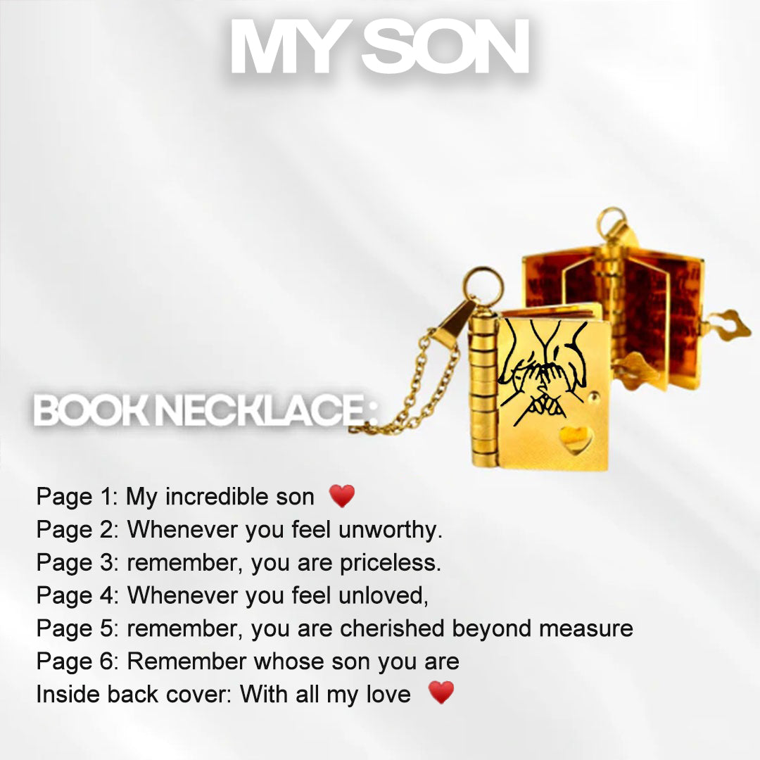Gift for my daughter - "My Incredible Daughter" book necklace