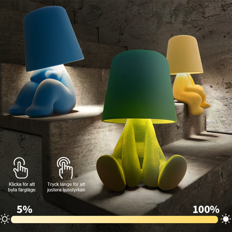 Touch Control Table Lamp Golden Statue LED Lamp/Touch Control Table Lamp Golden Statue LED Lamp