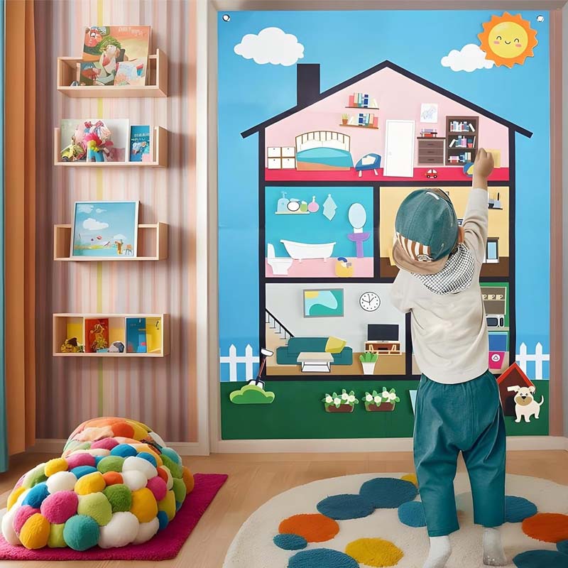 ๐ Felt 3D Early Learning Game Board
