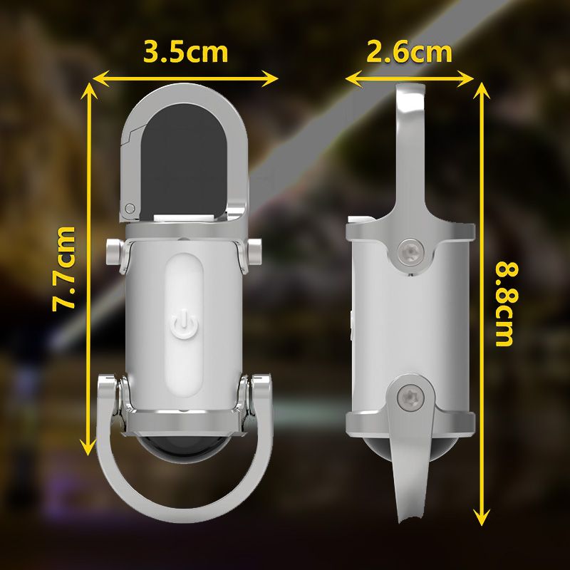 1200LM Ultra Bright Miniature Keychain Flashlight, Waterproof