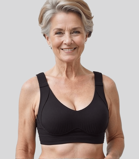 🔥Spring Hot Sale 49% OFF- Ribbed Push Up Adjustable Wireless Bra for Women
