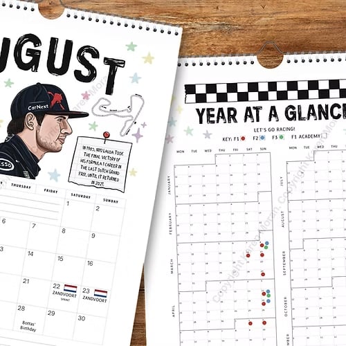 🔥LAST DAY 50% OFF - 🏎️📅F1 Scrapbook Race Calendar 2026 — The Ultimate Fan’s Race-Ready Wall Calendar