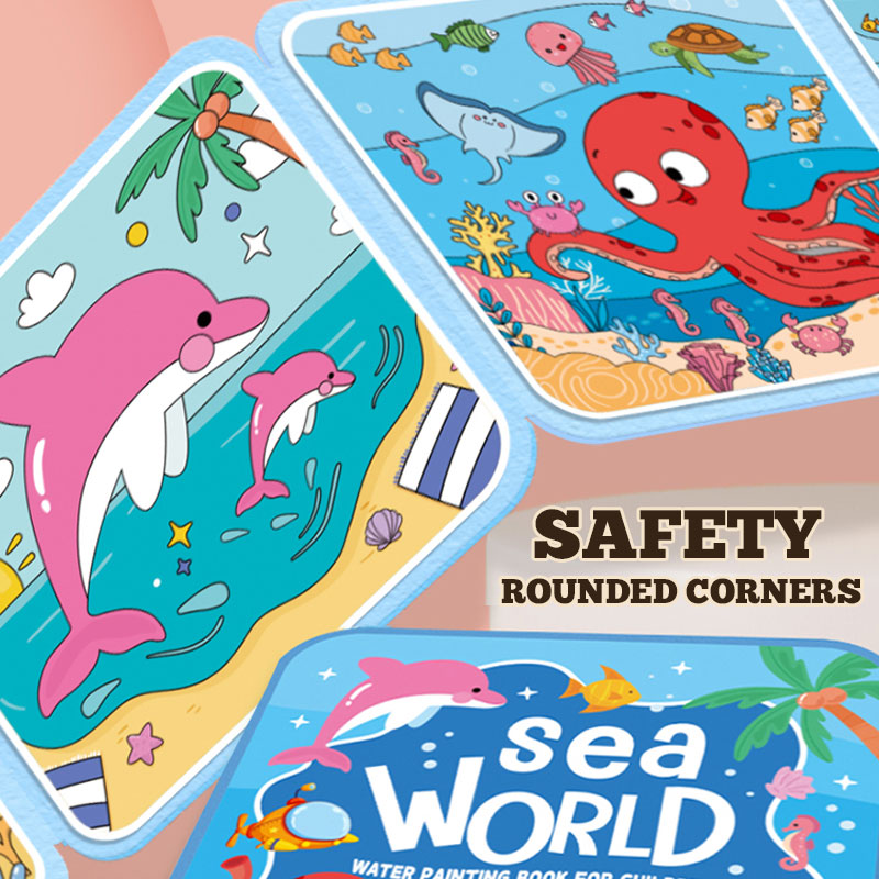 ๐ Kidsโ Water Drawing Quiet Book ๐