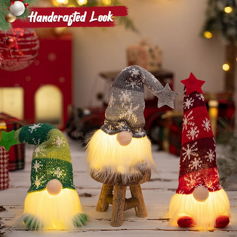 ๐ Christmas Glowing Gnome Figurine โ Festive Holiday Light-Up Decoration ๐
โจ