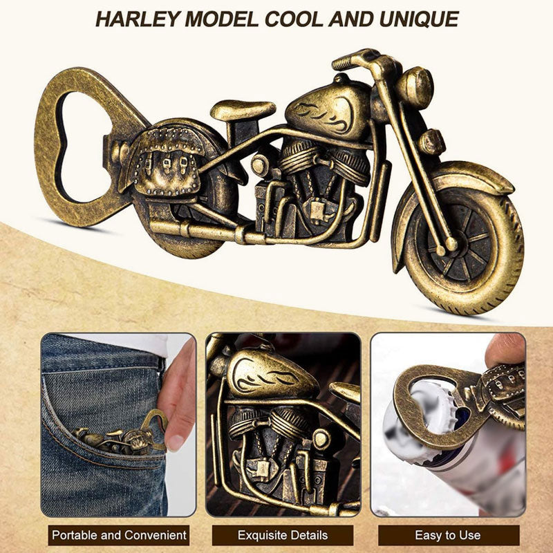 Vintage Motorcycle Bottle Opener