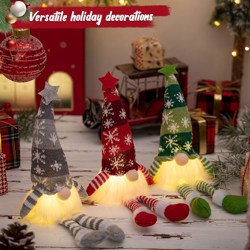 ๐ Christmas Glowing Gnome Figurine โ Festive Holiday Light-Up Decoration ๐
โจ