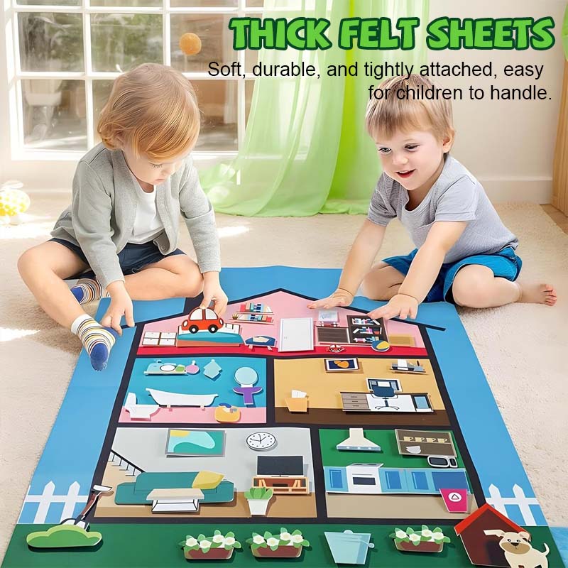 ๐ Felt 3D Early Learning Game Board