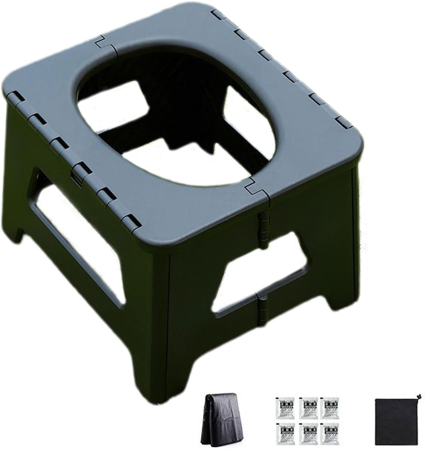 Portable camping toilet - compact and hygienic solution for outdoor adventures