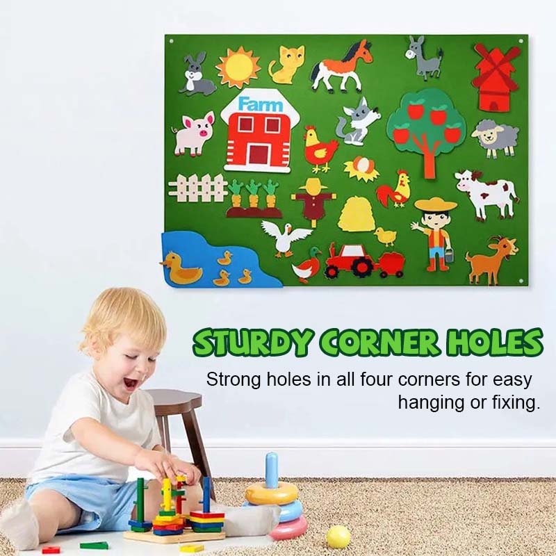 ๐ Felt 3D Early Learning Game Board