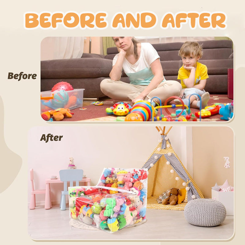 🐻 Plush Sofa Bean Bag – Where Storage Meets Snuggles