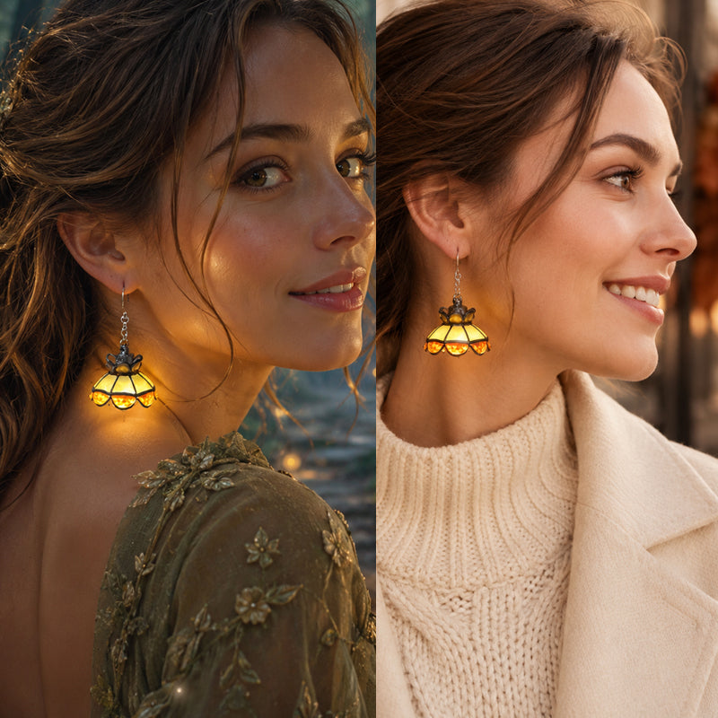 β¨ Whimsical Lamp Shade Earrings