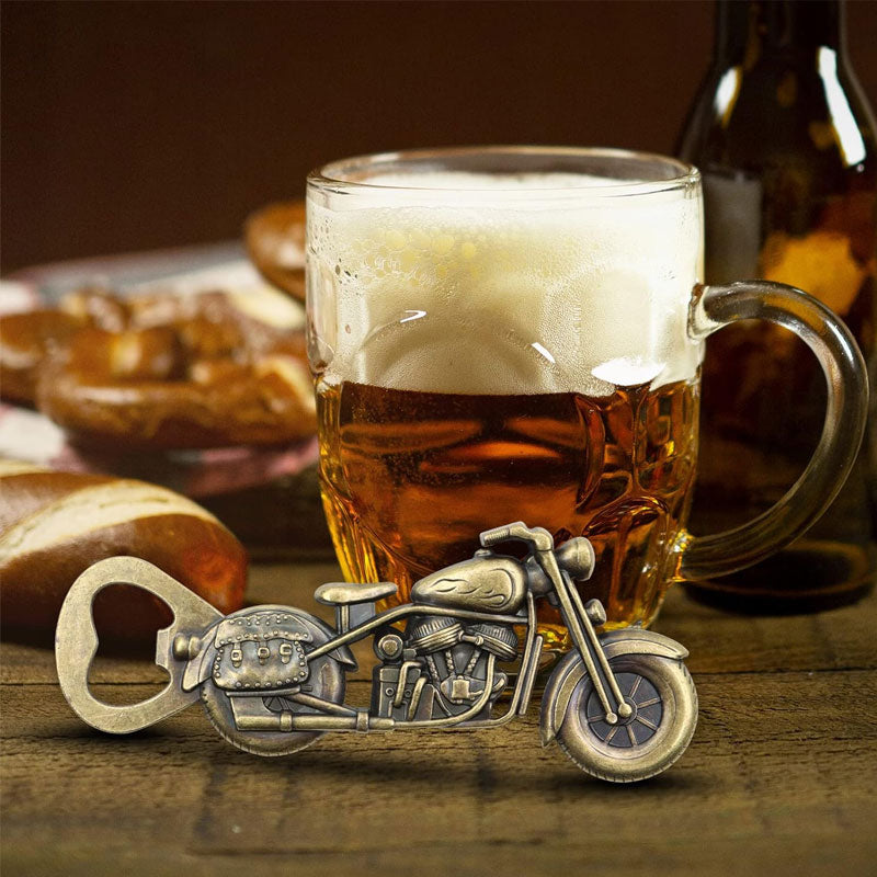 Vintage Motorcycle Bottle Opener