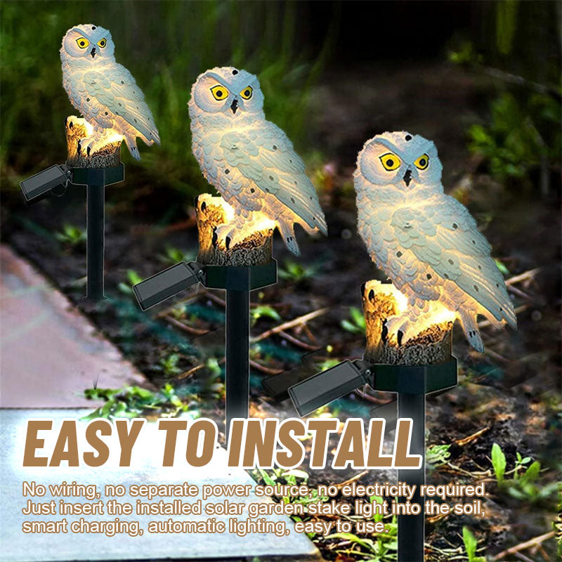 🔥Solar Owl Courtyard Lawn Garden Decorative Light