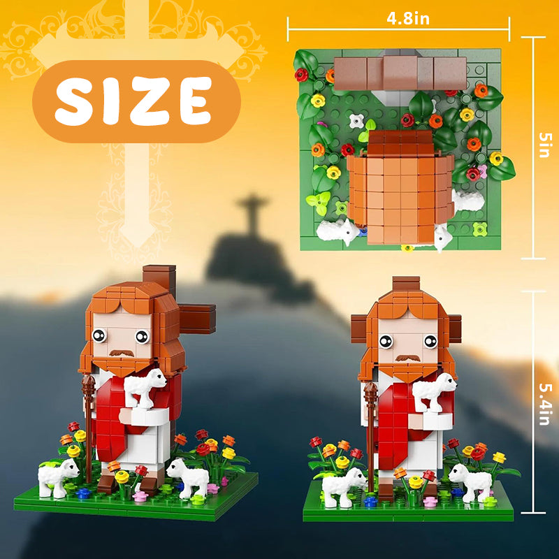 Jesus building block set Christian toy figures