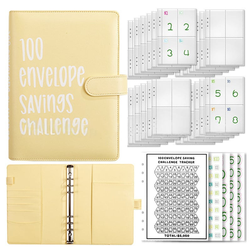 🔥🤑✉️100 Envelope Savings Challenge Book
