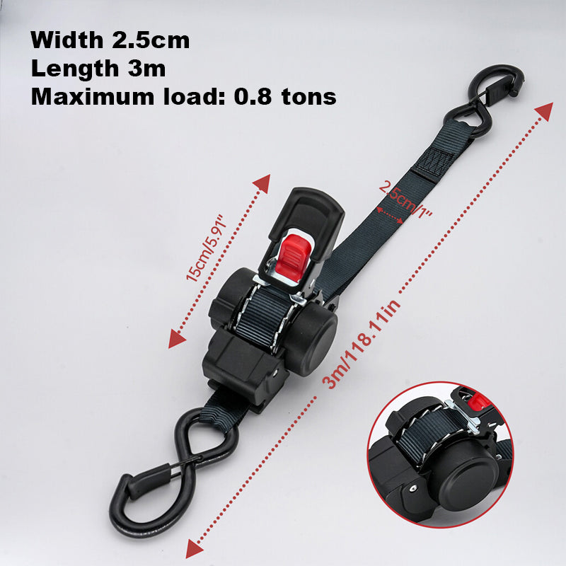 ๐ Limited Time โ Upgraded 2026 Retractable Ratchet Strap (Perfect Gift for Men๐)