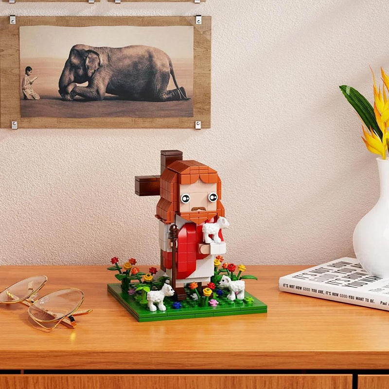 Jesus building block set Christian toy figures