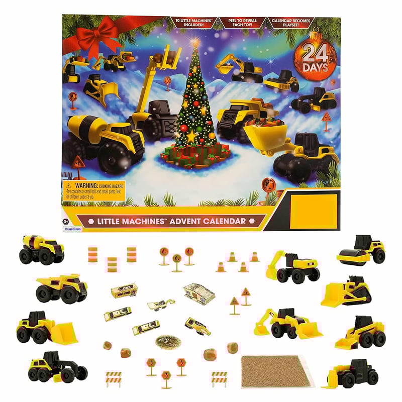 🔥LAST DAY 49% OFF🔥24 Day Christmas Countdown Calendar with Construction Truck