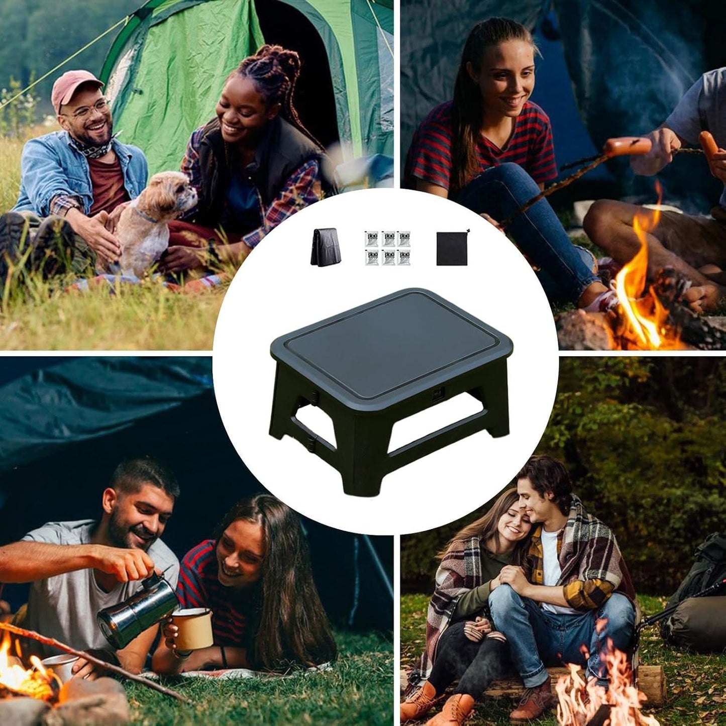 Portable camping toilet - compact and hygienic solution for outdoor adventures