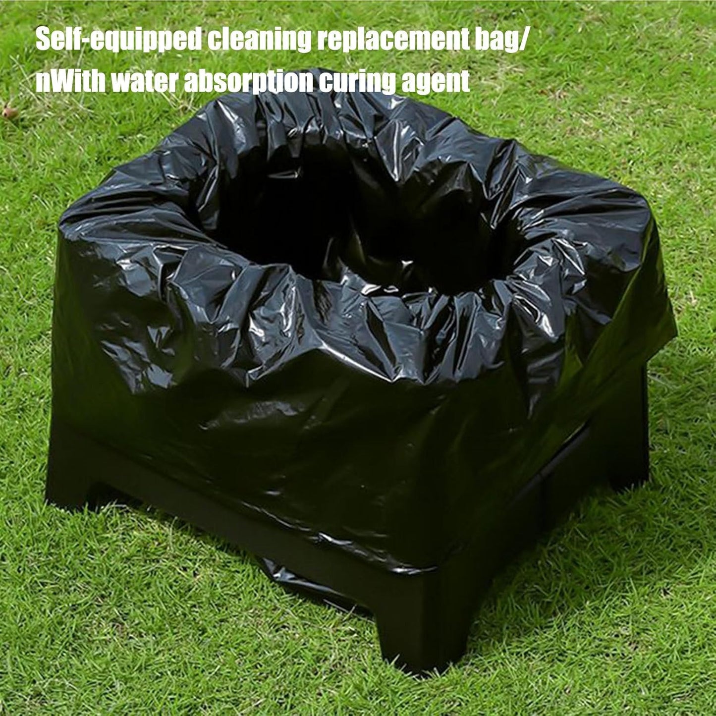 Portable camping toilet - compact and hygienic solution for outdoor adventures