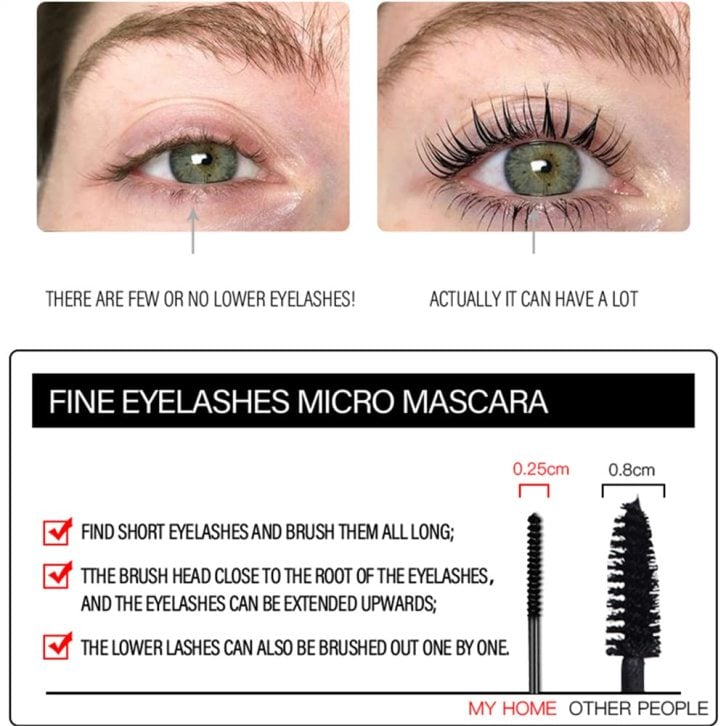 Thick, Curling, Long-lasting Mascara, Waterproof, Sweat-resistant, Lengthening, Non-staining