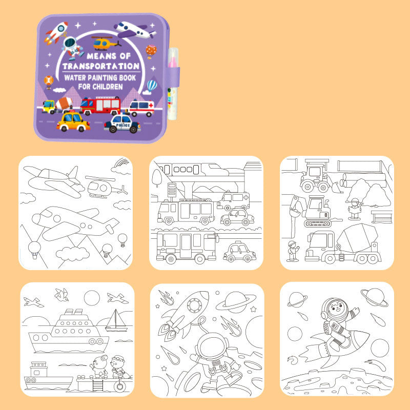 ๐ Kidsโ Water Drawing Quiet Book ๐