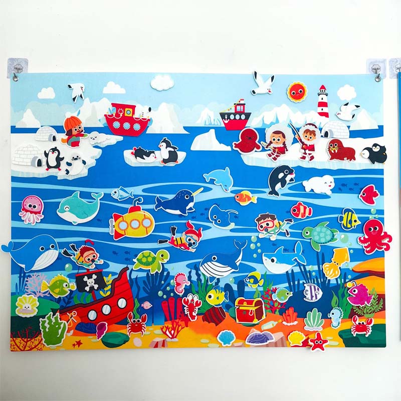 ๐ Felt 3D Early Learning Game Board