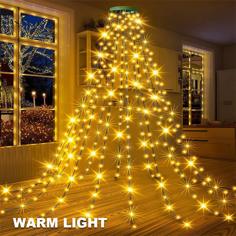 ๐ LED Ring Five-pointed Star Christmas Tree Light ๐