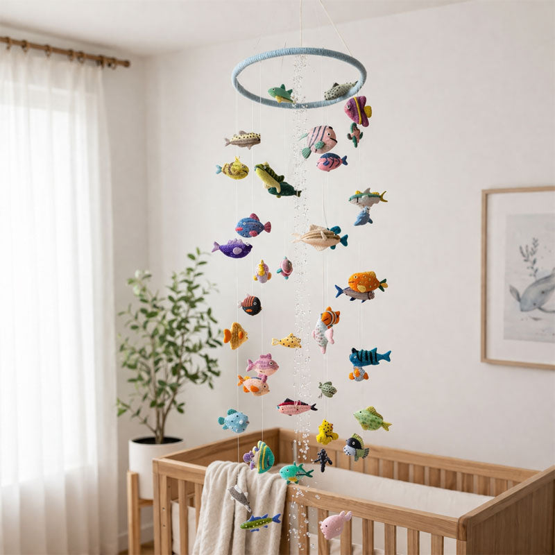 Ocean Little Fish Wind Chime DIY Kit — Hand-Craft Your Own Floating Underwater World
