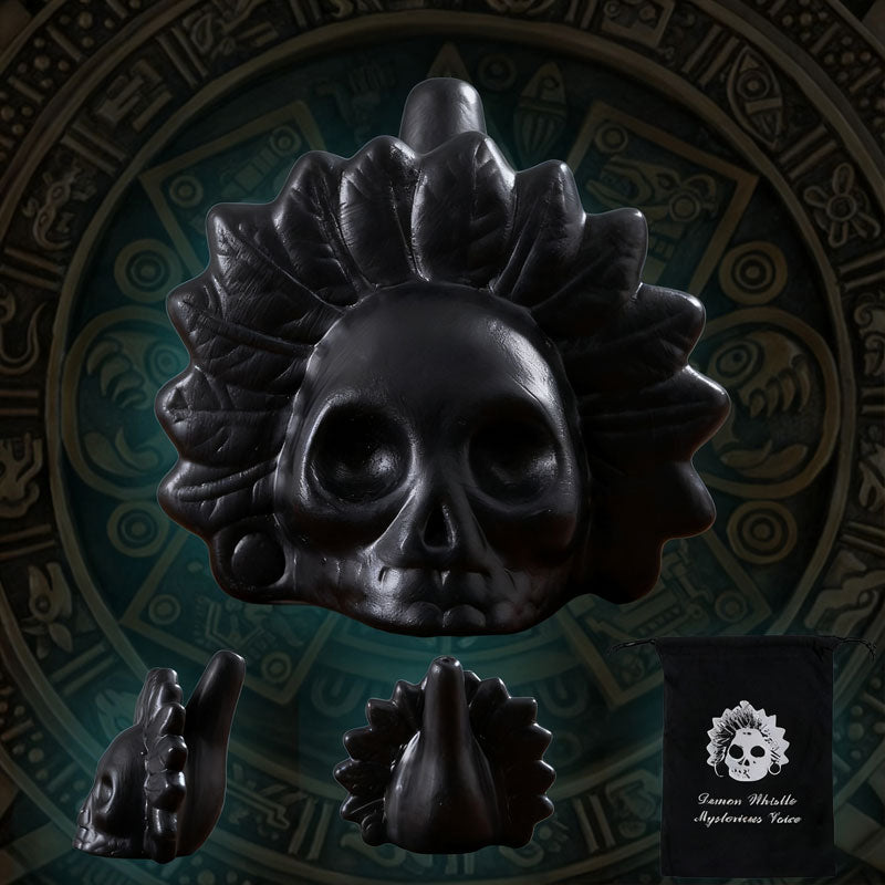 Aztec Death Whistle – Realistic Human Screaming Skull Toy