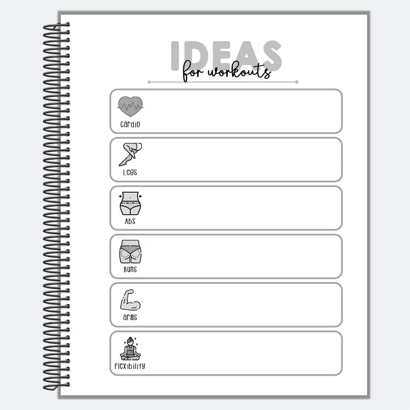 💪Challenge Accepted Fitness Planner: 90 Day Exercise and Food Journal for Wellness and Gratitude