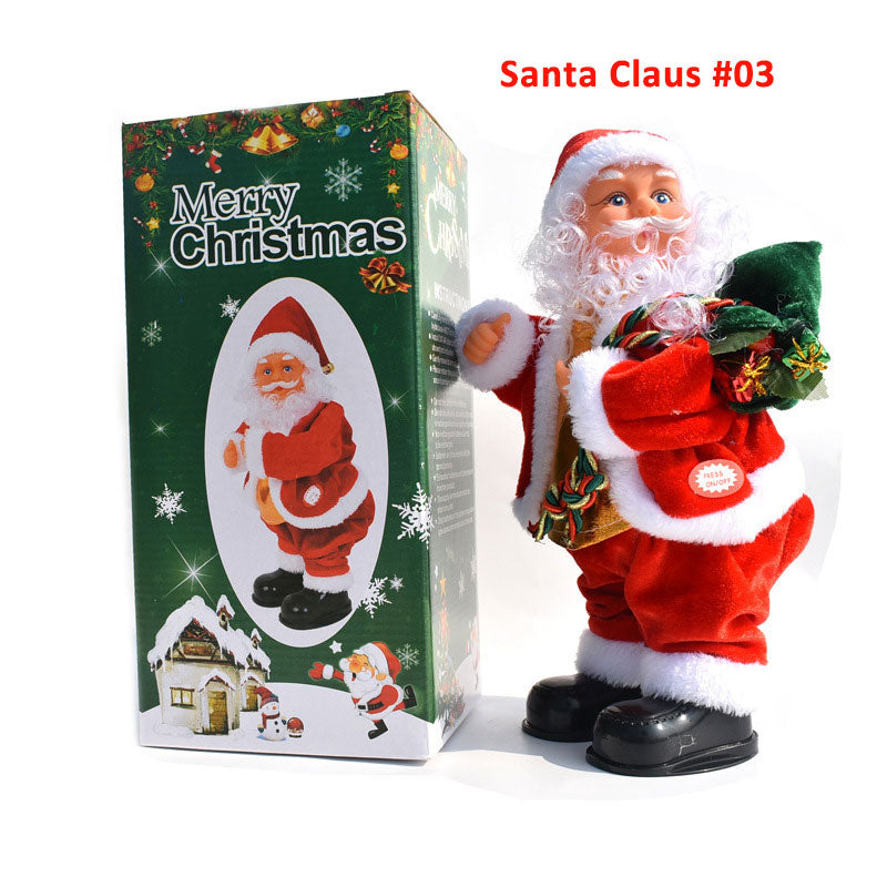 Electric dance musical Santa Claus/Electric hip shaking Santa Claus