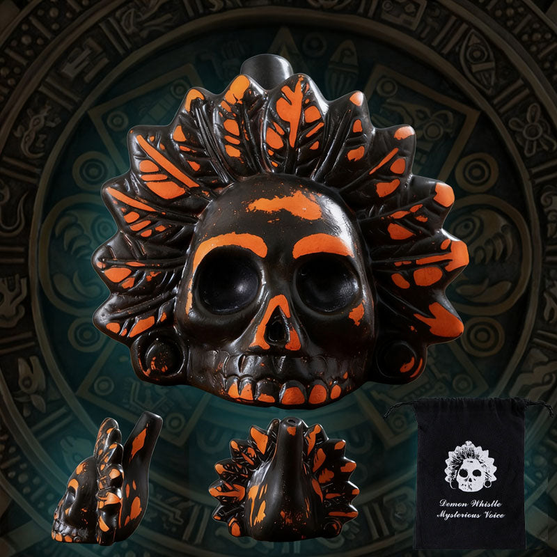 Aztec Death Whistle – Realistic Human Screaming Skull Toy